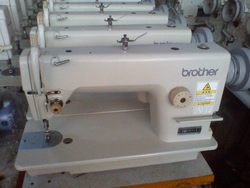 FREE SEA SHIPPING Used Brother(DB2-B735)FLAT SEWING MACHINE,GOOD WORKING CONDITION,WELL MAINTAINED.(China (Mainland))