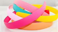 12pcs  BARGAIN for BULK Matte &amp; Scrub winter color series Blank Plastic Headbands With Teeth  25mm /1''