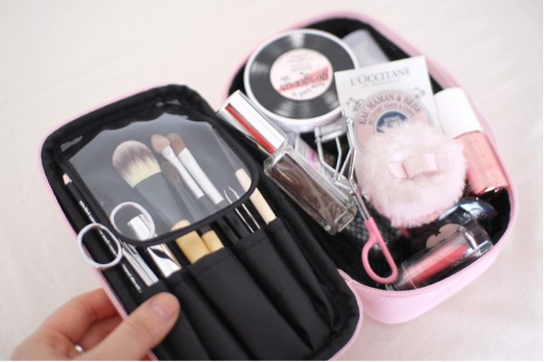 Korean new style paper doll mate multifunctional bag size l cosmetic bag storage bag makeup pouch