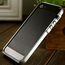 4th Design Aluminum Metal Hybrid Frame Bumper Case For apple iphone 5 5G 5S Mobilephone Protective