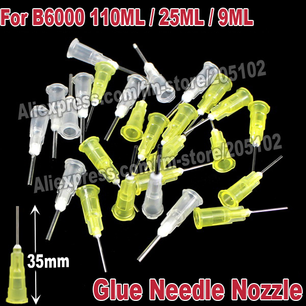 Glue Needle Nozzle Head for B6000 110ML 25ML 9ML Adhesive 20pcs lot glue for easy work