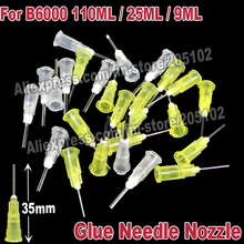 Glue Needle Nozzle Head for B6000 110ML 25ML 9ML Adhesive,20pcs/lot glue for easy work on jewelry crystal,rhinestones,DIY tools