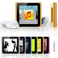 New Listing 6th Gen Digital Clip 1.5"LCD FM Video MP4 Player Free shipping(China (Mainland))