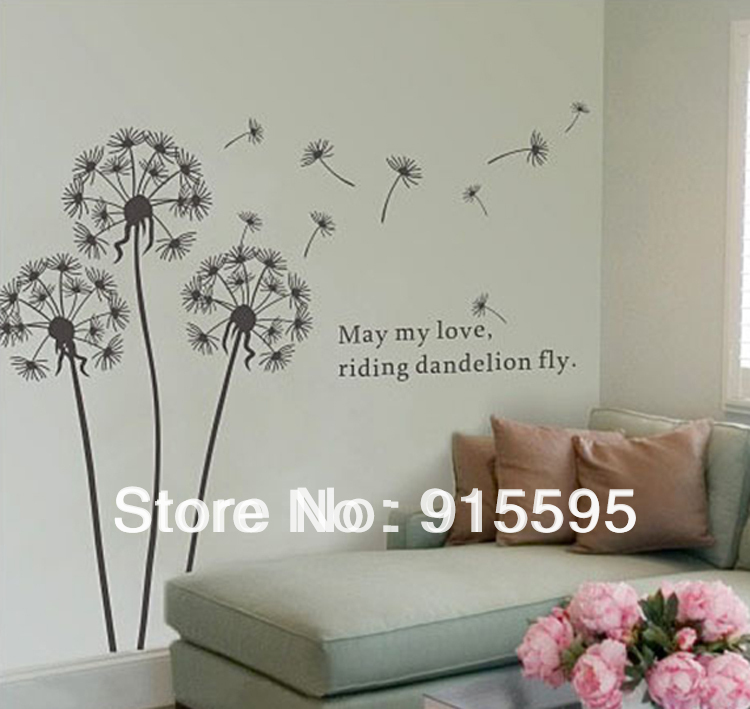 해외]:Large Size"Dandelion Flying In The Wind"Removable W