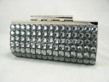 Free S/H Elegant Crystals Faux Wedding/Prom Purse Clutch 4 Color