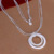 factory price top quality 925 sterling silver jewelry necklace fashion cute necklace pendant Free shipping SMTN056