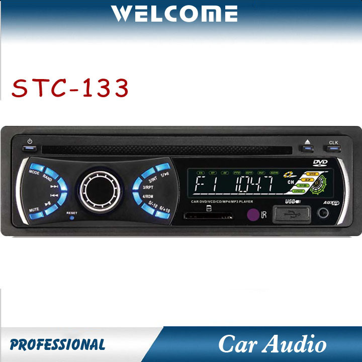 STC-133 Remote Control Fixed Panel Compatible with DVD/MP4/ CD/ MP3/ WMA/JPEG/ID3 TAG