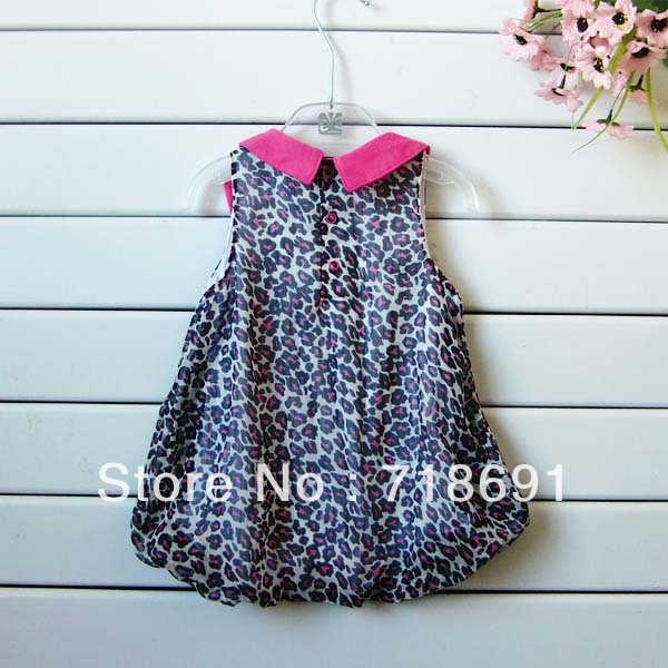 Infant leopard dress