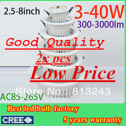 free shipping led down light with power driver 3W 5W 7W 9W 12W 15W 25W 30W led downlight, discount chandelier,ceiling led(China (Mainland))