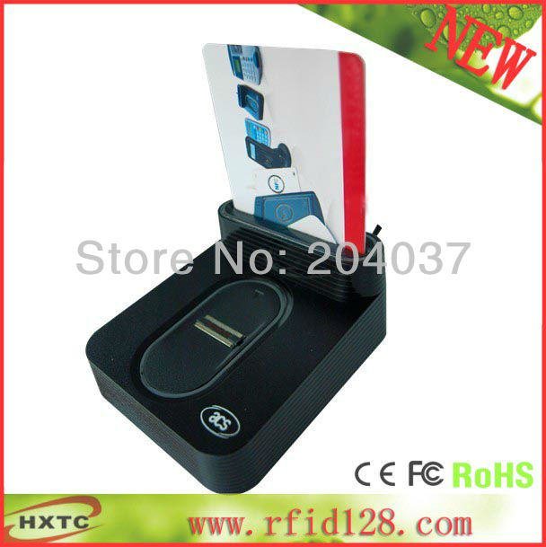 Free Shipping USB AET65 Smart Card Reader And biometric Fingerprint scanner (2 in 1 Reader )with 1SDK HoT sale(China (Mainland))