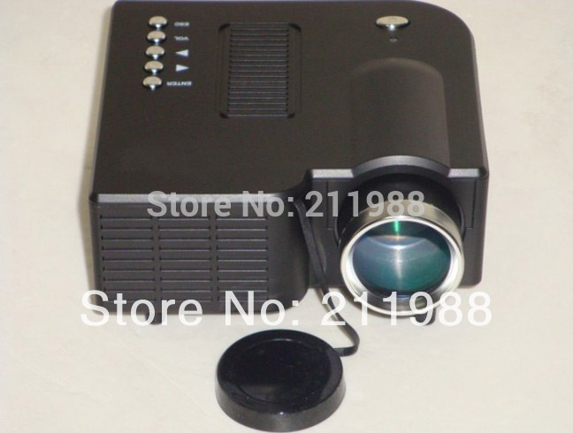 Native320 X 240 Portable Multimedia LED Mini Projector Desk Type , projector remote control+AV cable to india ,free shippig(China (Mainland))