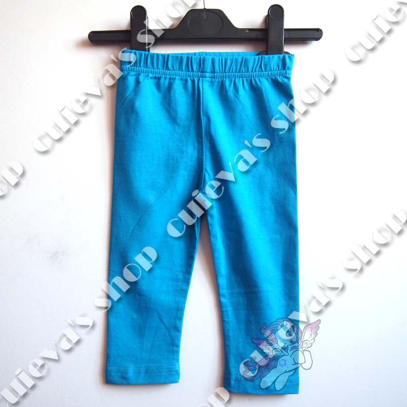 5pcs/lot (3-7T) DKNYYY Lycra Cotton Candy Color Leggings 7 minutes of pants free shipping(China (Mainland))