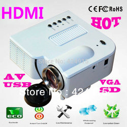 Free drop shipping LED mini portable projector,mini pocket game beamer,cheapest home theater proyector(China (Mainland))