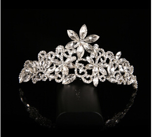 free shipping Luxury crystal crown the bride hair accessory marriage accessories hair alloy accessories hg79 free