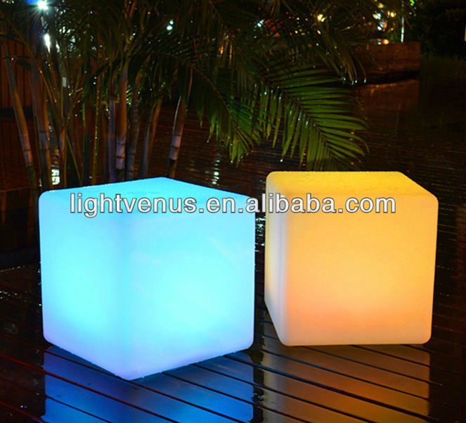 30 cm night club outdoor party party decorative LED cube/LED chair/LED bar table(China (Mainland))