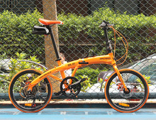 freeshipping HACHIKO  20″ inch aluminum alloy folding bicycle, 7-speed, disc brakes folding bicycle
