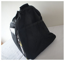F0053 black Leisure bags high quality fabric Size 40 x25cm 4 different colors shoulder straps two