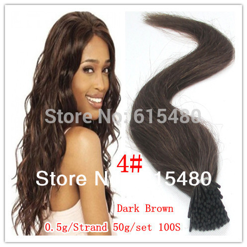 20" straight Indian remy human prebonded stick I tip hair extensions 4 20" straight Indian remy human prebonded stick I tip hair extensions 4
