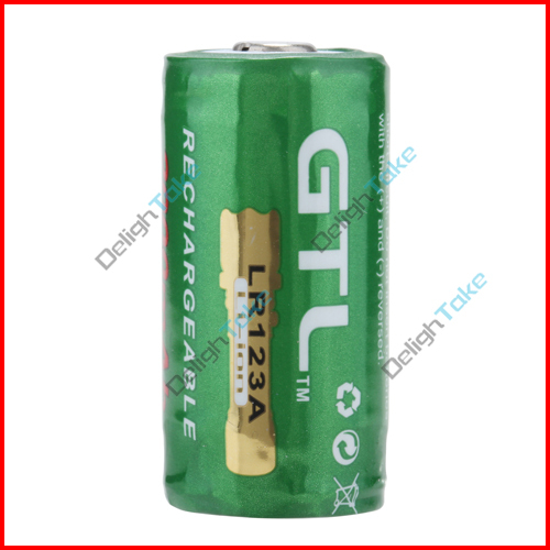 Купить Зеленый gtl 16340 cr123a lr123a 2000 мАч 3.6V литий-ионный ...