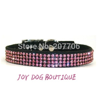 Colorful Rhinestones Super-fiber Dog Collars