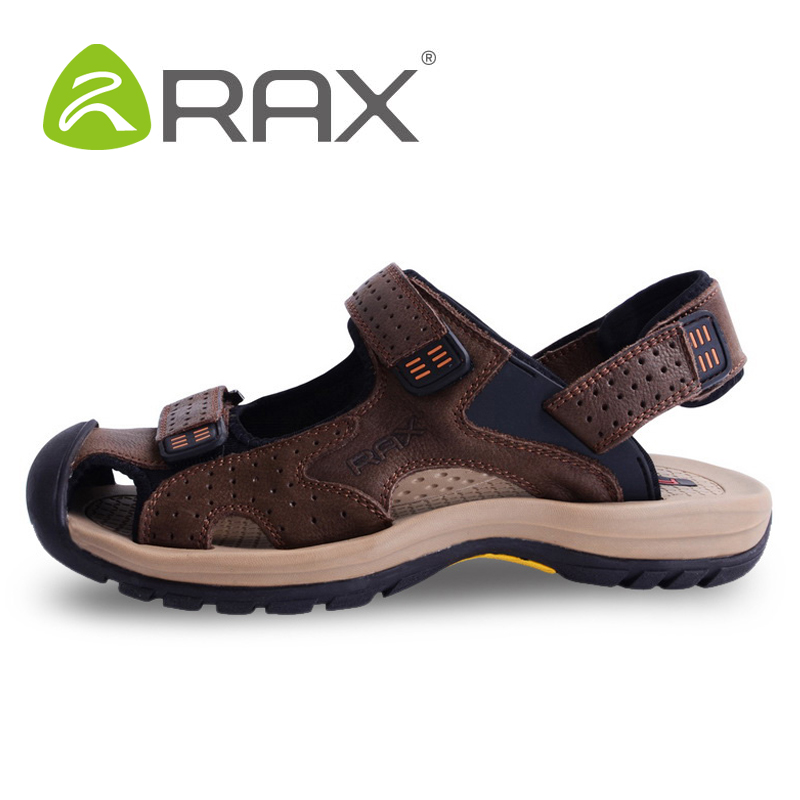 New arrival rax 2014 leather sandals man sandals ultra light walking ...