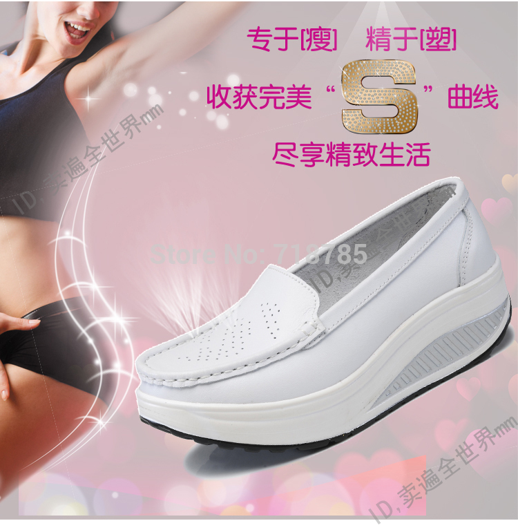 WA 19 TYPES Fashion shoes women leather shoes platform swing sports platform wedges shoes work shoes