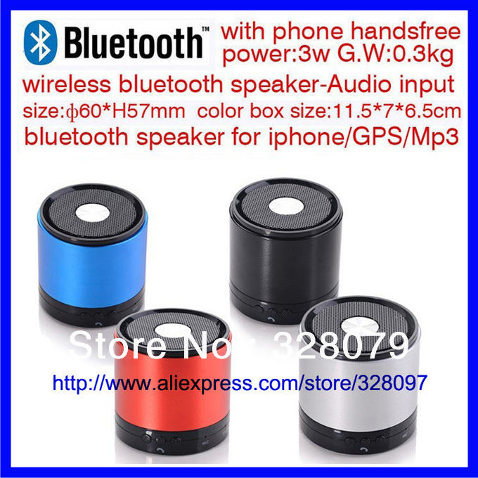 mini portable wireless bluetooth speaker metal housing handsfree best quality factory directly sell(China (Mainland))