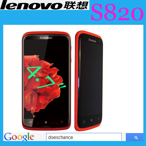 Original Lenovo S820 phone MTK6589 Quad core 1GB RAM 4GB ROM Android 4 7 IPS HD