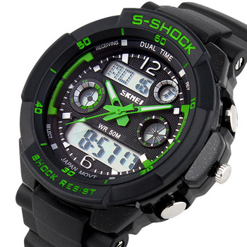 Skmei 0931 мужские спортивные часы, военные, повседневные, брендовые модные цифровые часы (зеленые), горячая распродажа 2014