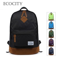 EcoCity Classic Backpack For Men Boys,Fashion Brand Travel Sports Laptop Back Pack,Women Girls Students Daypack,Female Rucksack