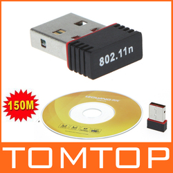 Mini 150M Wifi Wireless USB Adapter IEEE 802.11n LAN Network Card for Computer & Networking Drop Free Shipping Wholesale(China (Mainland))