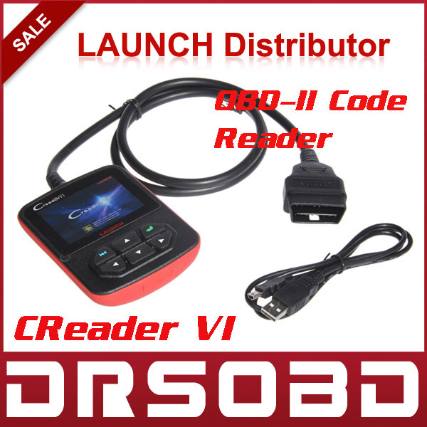 2013 Online-Update 100% original Launch Creader 6 OBDii Code reader,Color screen Launch creader VI(China (Mainland))