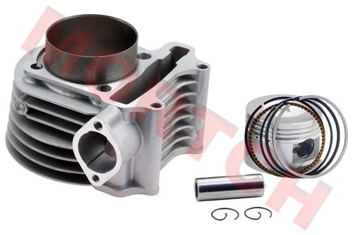 180cc( gy6 gran diámetro) de alto rendimiento del cilindro kits para 125cc 150cc( 61mm) para la vespa atv karting ciclomotor sin gastos de envío
