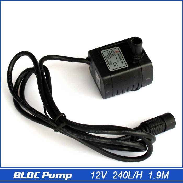 Купить 12v мини аквариум насос, dc безщеточный мотор 240 л/час, 1.9 м ...