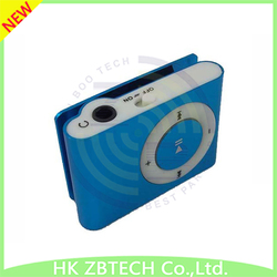 Wholesale MINI clip MP3 Player with Micro TF/SD card Slot with mini MP3 no earphone no usb (only mp3)(China (Mainland))