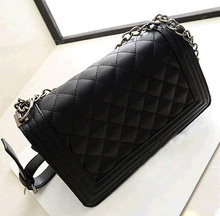 2015 Spring New Designer PU Leather Handbags Classic Diamond Lattice Chain Bag Shoulder Women Messenger Bags