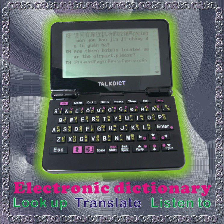 Spanish, Italian, French human small language electronic dictionaryin