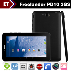 Hot 7inch Freelander PD10 3G dual core tablet pc MTK 6577 1.5GHz 1GB RAM 8GB ROM wcdma dual sim phone call Bluetooth HDMI(China (Mainland))