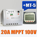 100% Real <font><b>MPPT</b></font> <font><b>20A</b></font> <font><b>Solar</b></font> Charge <font><b>Controller</b></font> Tracer 2210RN with MT5 remote meter, 20amps EP <font><b>MPPT</b></font> <font><b>Solar</b></font> charge regulators DIY