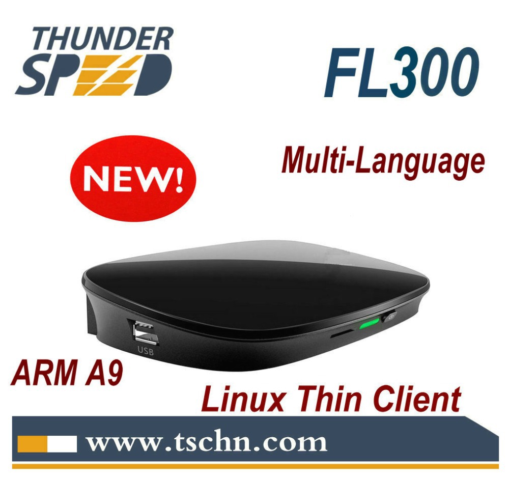 2014 Newest ARM Thin Client Cloud Computer FL300 Dual Core 1Ghz 512MB RAM Linux 3.0 Embedded RDP 7.1 Protocol