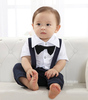 2029 Baby Romper fit 0-2yrs infant rompers summer boys rompers gentleman style free shipping