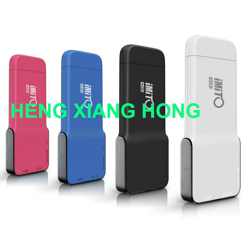 Android 4.1.1 Rockchip RK3066 dual core Cortex-A9 Mini PC 1G RAM 8G ROM Built-in Bluetooth iMito MX2 TV Box(Hong Kong)