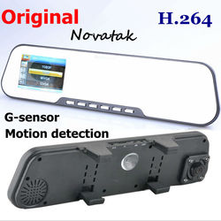 2.7" LCD car mirror camera H.264 1080p car camera recorder vehicle Rearview Mirror DVR Video Dashboard Cam with G-sensor(China (Mainland))