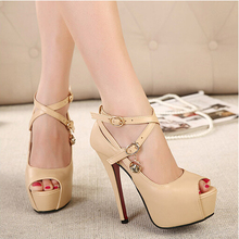 2013 brand designer ladies dress shoes platform high heels pumps party shoes black nude size 35-40