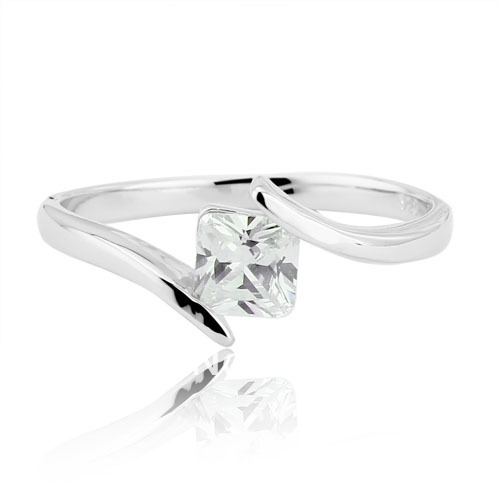 ... Silver-Jewelry-Rings-Fine-CZ-Stone-with-No-Plating-Rings-simple