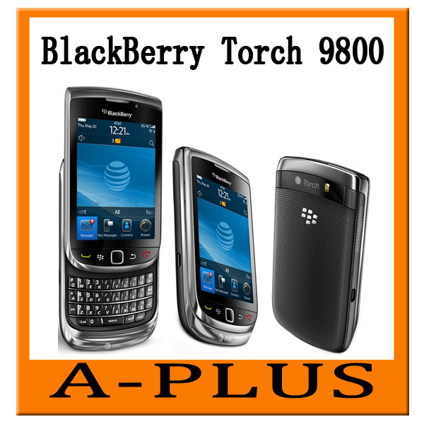 Original Refurbished Blackberry Torch 9800 Slider Touch Screen Qwerty keyboard Unlocked Mobile Phone