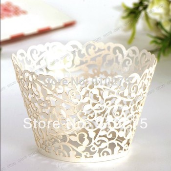 Cupcake cupcake Wedding vintage  Wrappers Lace Birthday Liners Party lace wrappers Cake Shower Baby