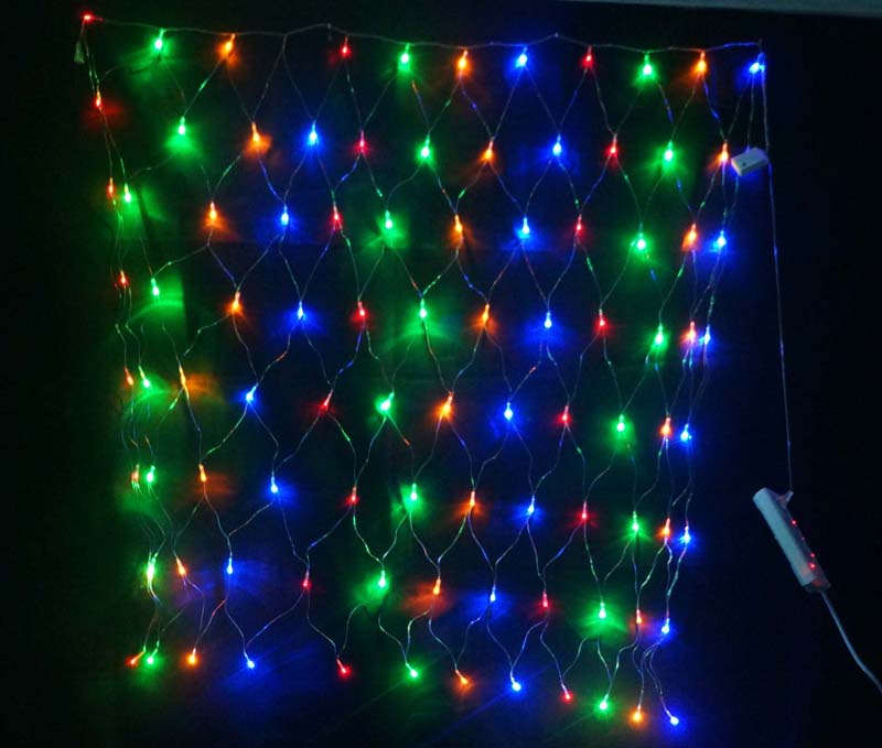 Waterproof 2M x2M Outdoor Flash Lamps String Decorative Lights LED Net Light For Marry Christmas ...