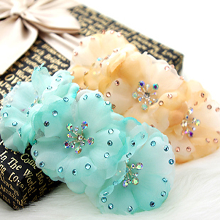 Colour bride wedding accessories flower hair accessory hair accessory rhinestone marriage accessories