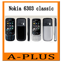 Original Nokia 6303 Bluetooth Java 3.15MP MP3 Unlocked Mobile Phone Free Shipping